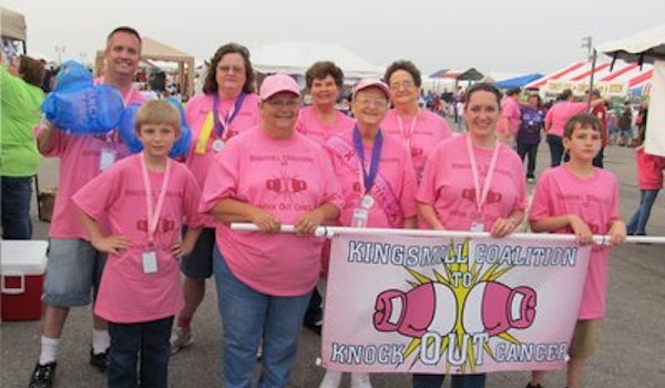Walking For A Cure! Kingsmill Coalition To Knock Out Cancer! T-Shirt Photo