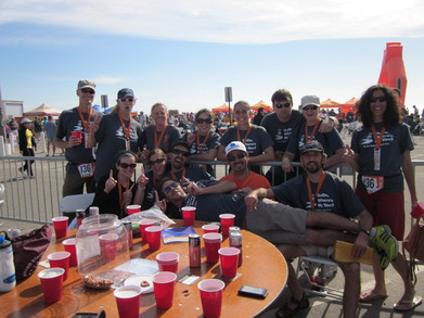 Post Race Celebration T-Shirt Photo