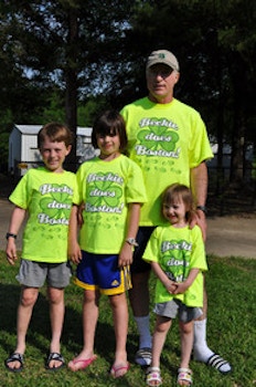 Family Cheers For Big Sister Beckie Running Boston Marathon T-Shirt Photo