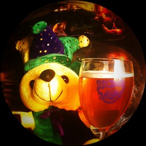 Mardi Gras Bear Loves The New Nola Gondola Glasses! T-Shirt Photo