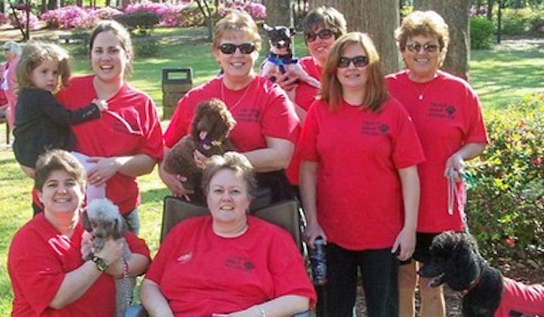 Team Wild Poodles At Ms Walk 2007 T-Shirt Photo