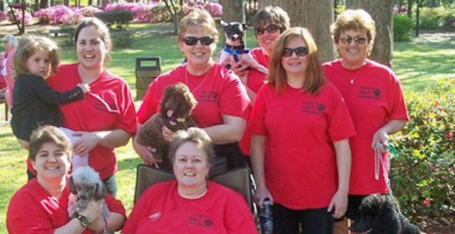 Team Wild Poodles At Ms Walk 2007 T-Shirt Photo
