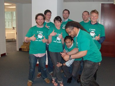 Genji Runs For Sushi T-Shirt Photo