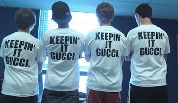 Keepin' It Gucci. T-Shirt Photo