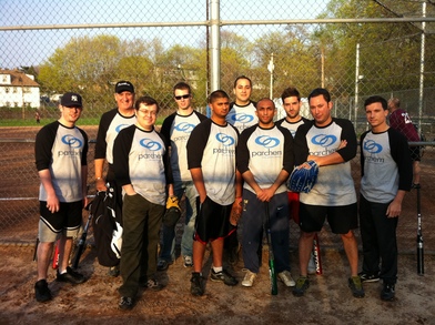 The First Parchem Softball Team T-Shirt Photo