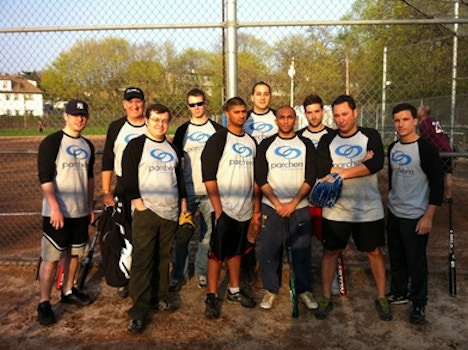 The First Parchem Softball Team T-Shirt Photo