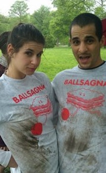 Rain & Mud Can't Stop The Power Of The Ballsagna T Shirts T-Shirt Photo