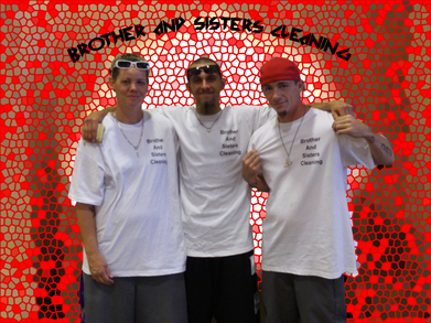 Brother And Sisters Cleaning Crew T-Shirt Photo