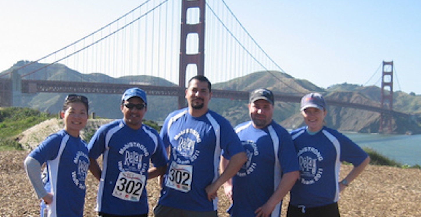 Mobi Strong Crew @ Golden Gate Bridge T-Shirt Photo