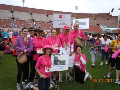 Team E 2 At Revlon Run Walk T-Shirt Photo