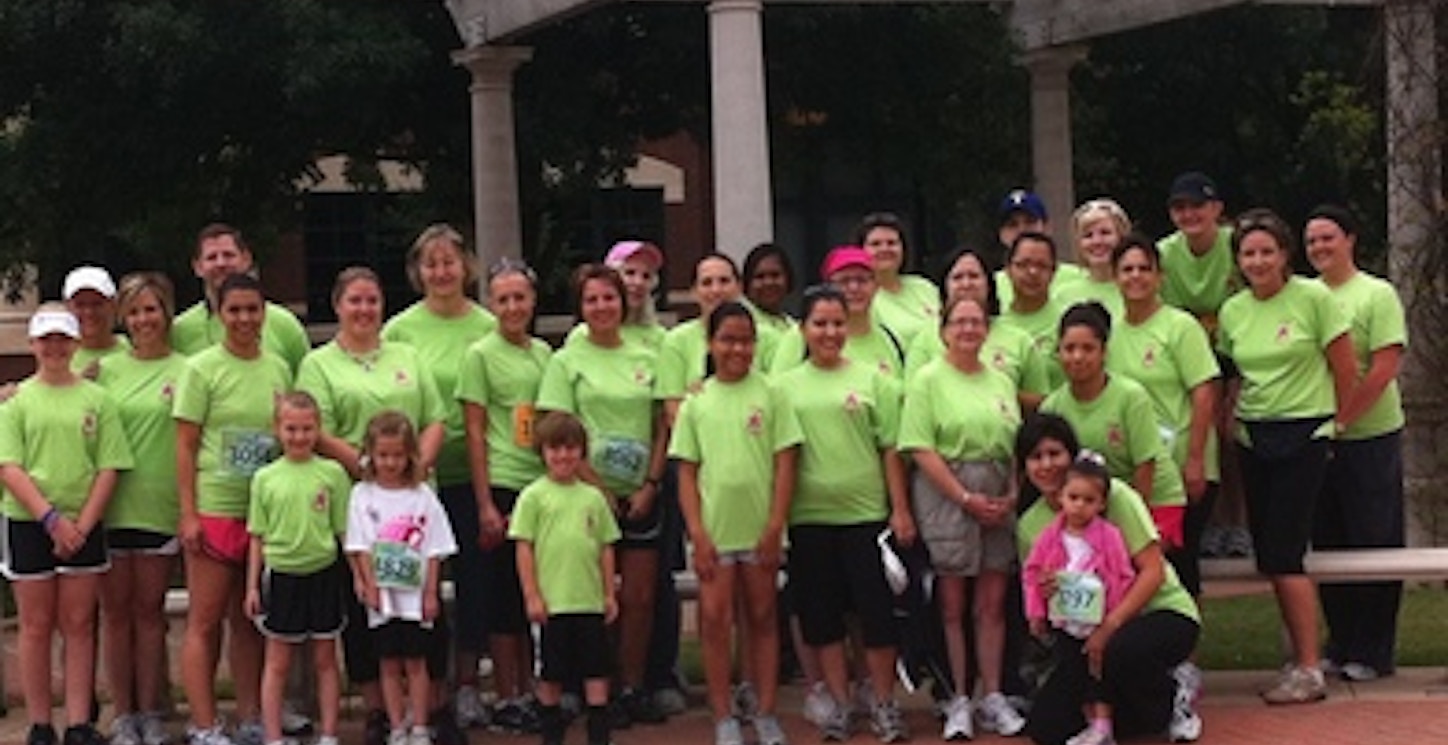 The American Bank A Team Walks For The Cure T-Shirt Photo