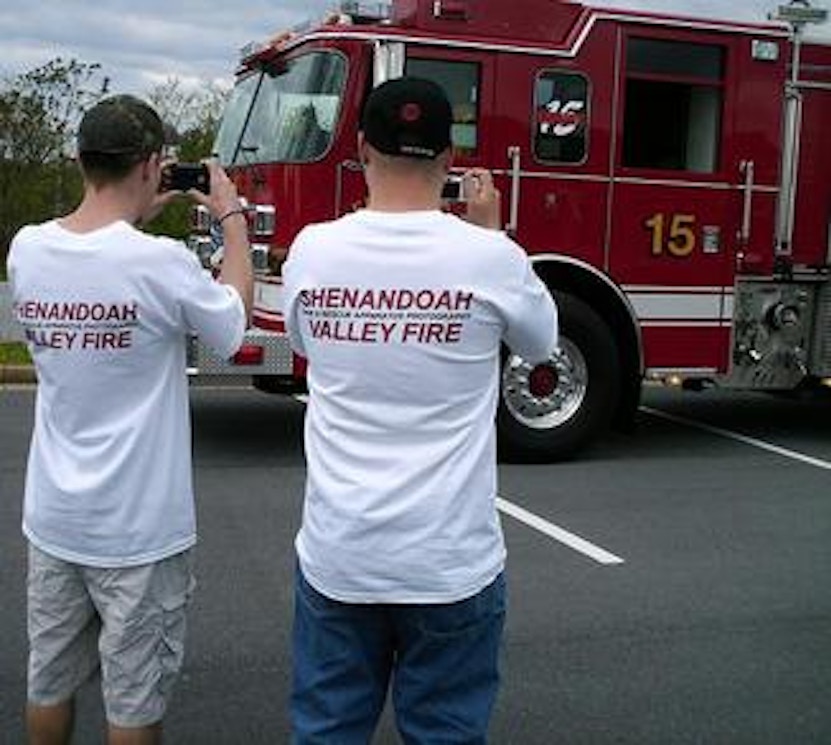 Shenandoah Valley Fire T-Shirt Photo
