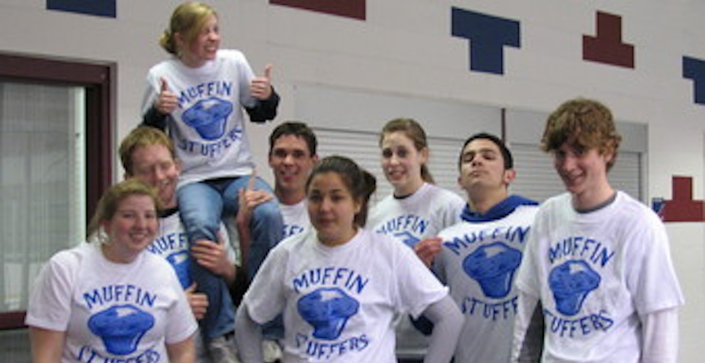 Picture of The Muffin Stuffers Broomball 07 Custom T-Shirt Design The Muffin Stuffers Broomball 07 T-Shirt Photo