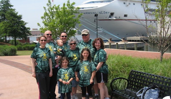Spence Family At Norfolk Cruise Terminal T-Shirt Photo