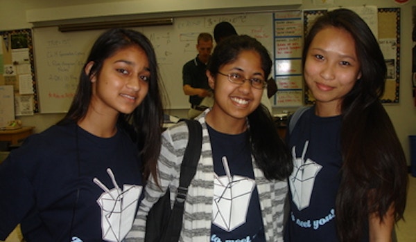 Picture of Asian American Association "Rice To Meet You" Custom T-Shirt Design Asian American Association "Rice To Meet You" T-Shirt Photo