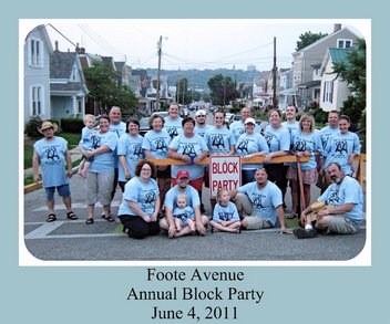 Foote Avenue Annual Block Party T-Shirt Photo