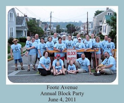 Foote Avenue Annual Block Party T-Shirt Photo