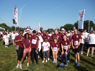Susan G. Komen Race For The Cure In Washington Dc T-Shirt Photo