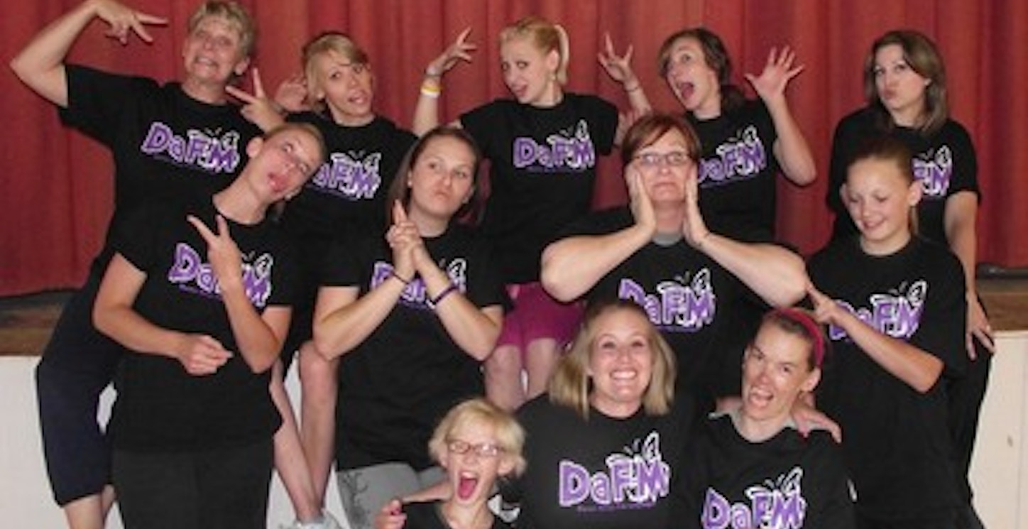 Our Crazy Wonderful Dance Away Fibromyalgia Ladies!!! T-Shirt Photo