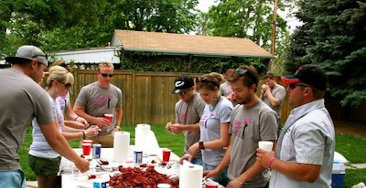 Patrick Swayze Invitational Crawfish Boil T-Shirt Photo