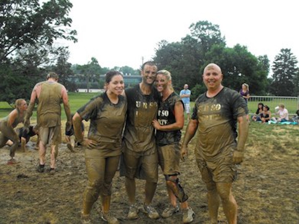 We Got Dirty For A Good Cause!!   T-Shirt Photo