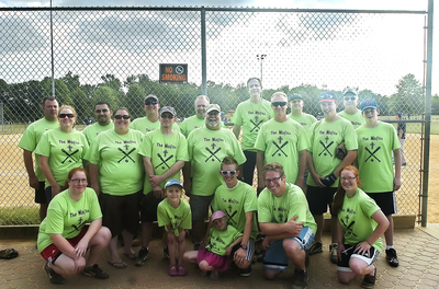 Church Softball Team "The Misfits" T-Shirt Photo