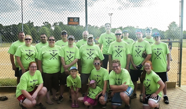 Church Softball Team "The Misfits" T-Shirt Photo