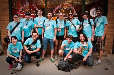 Tour De Franks   The Original Hot Dog Bike Tour T-Shirt Photo