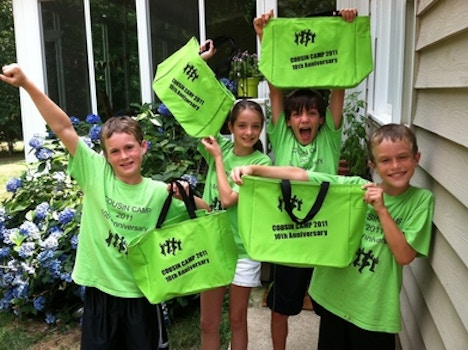Enthusiastic Cousin Campers! T-Shirt Photo