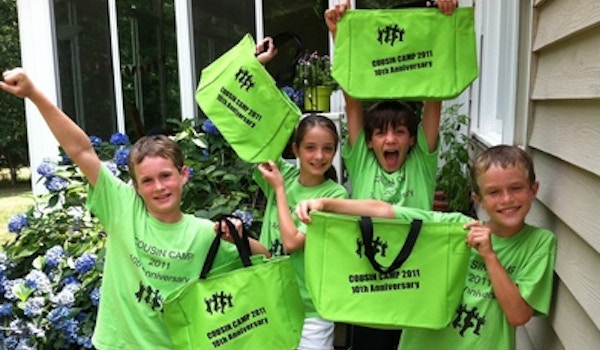 Enthusiastic Cousin Campers! T-Shirt Photo