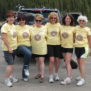 Preparing To Cycle Down Vail Pass, Co T-Shirt Photo