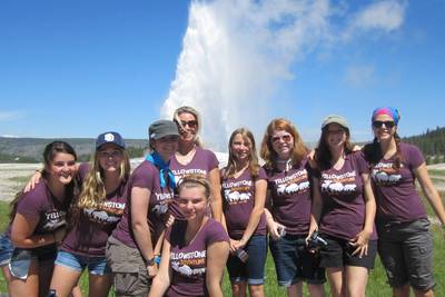 Adventure Girlz In Yellowstone T-Shirt Photo