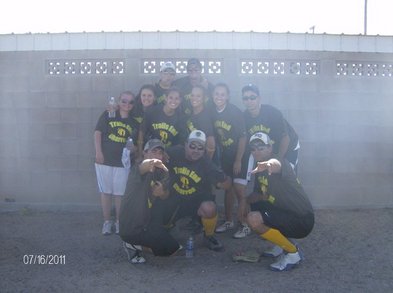 Trails End Charros Co Ed Softball Team T-Shirt Photo