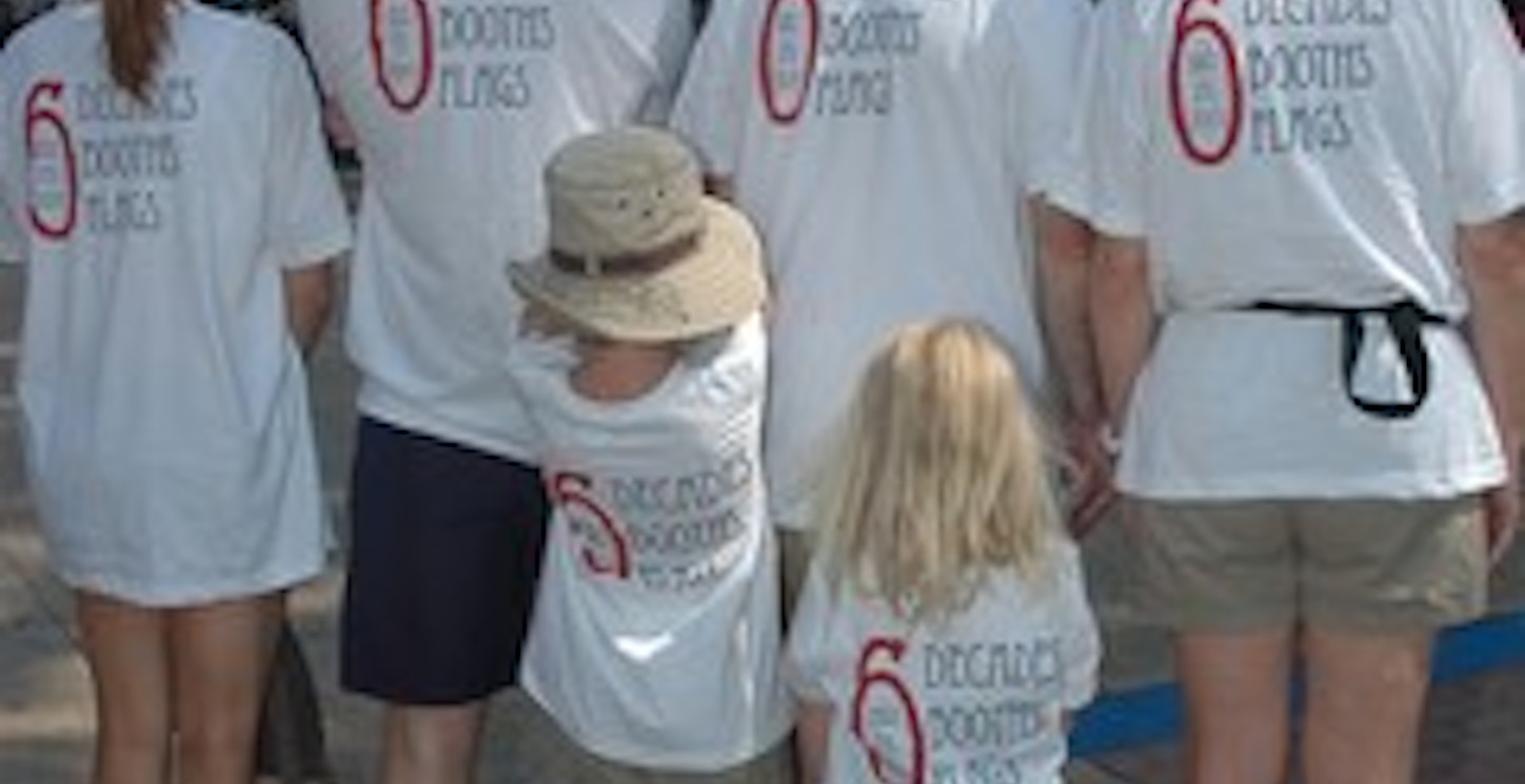 Grandpa's 60th Birthday At 6 Flags!! T-Shirt Photo