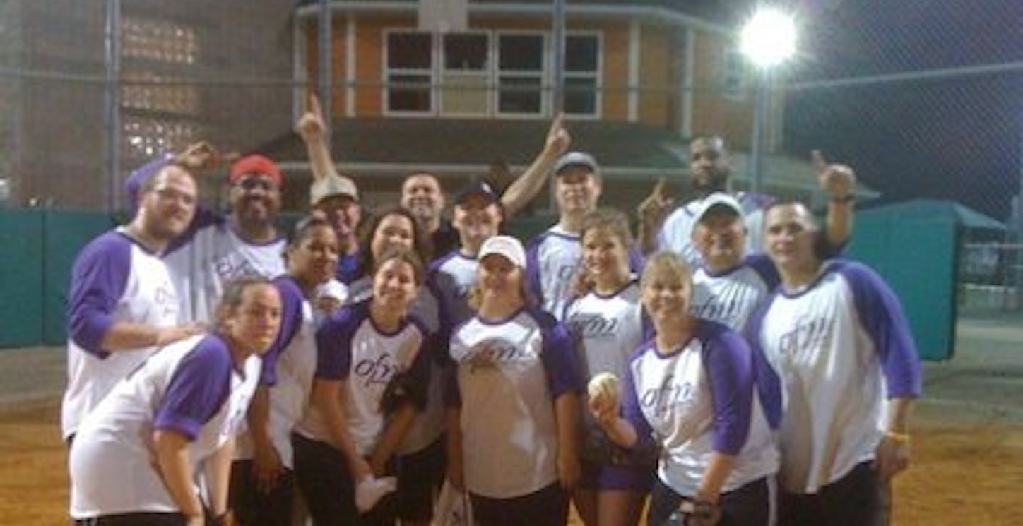 Picture of Ofm Softball Champions Custom T-Shirt Design Ofm Softball Champions T-Shirt Photo