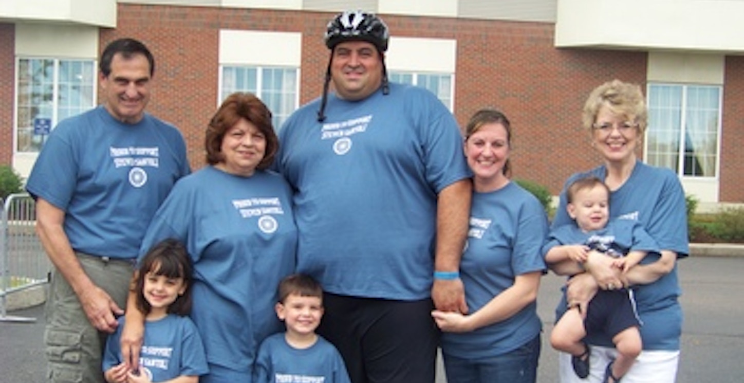 Proud To Support Steven Santoli  Ride To Cure Diabetes, Vt T-Shirt Photo