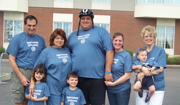 Proud To Support Steven Santoli  Ride To Cure Diabetes, Vt T-Shirt Photo