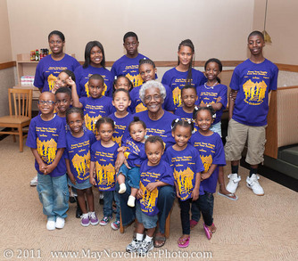 Family Matriarch & Great Grandchildren T-Shirt Photo