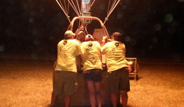 Hot Air Balloon Glow Crew T-Shirt Photo