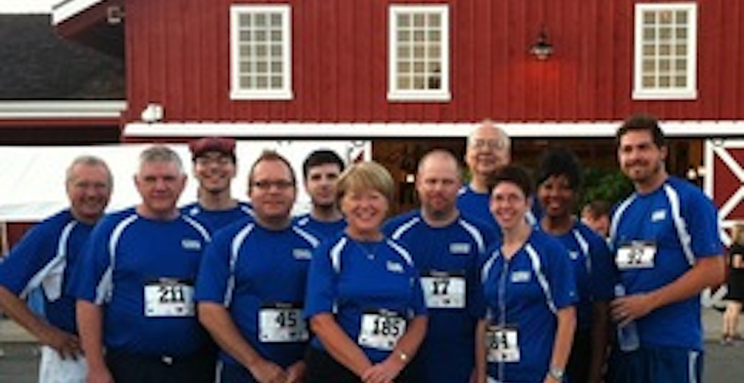 Core Team Before 5 K Race T-Shirt Photo