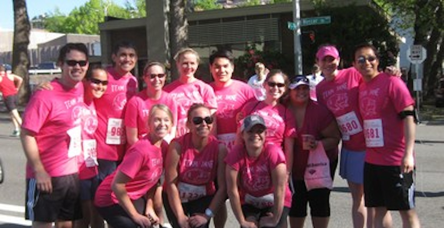 Team Jane's Race For The Cure! T-Shirt Photo