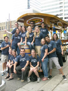 Allison's Birthday Pedal Pub T-Shirt Photo