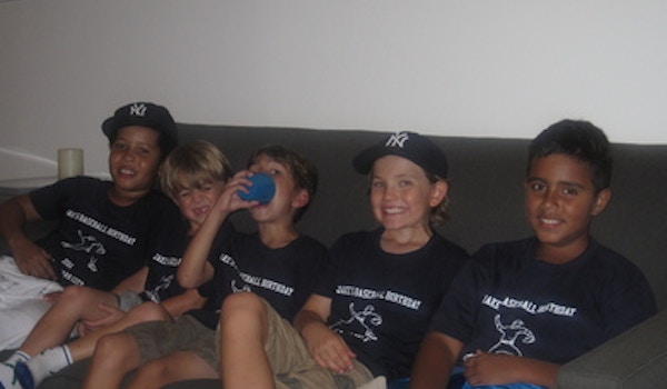 Post Ballgame Slumber Party For Jake's 9th Birthday! T-Shirt Photo