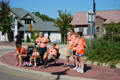 Swat Team Spectators At Ironman Wisconsin T-Shirt Photo