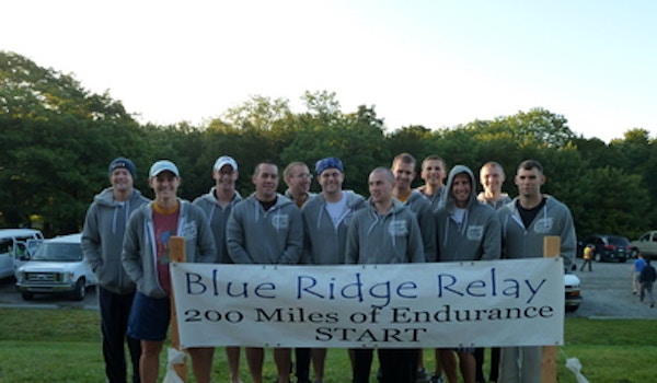 Team Anchors Aweigh 2011 Blue Ridge Relay T-Shirt Photo