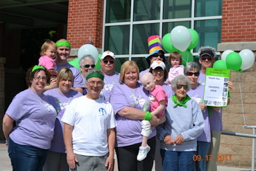 Kaleigh's Krew Walking For A Cure T-Shirt Photo