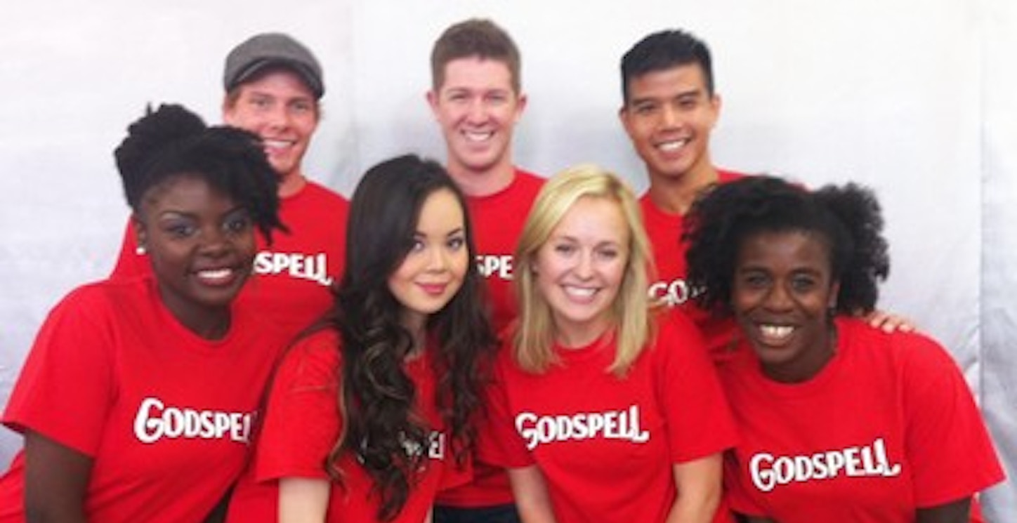 Godspell Broadway Cast T-Shirt Photo
