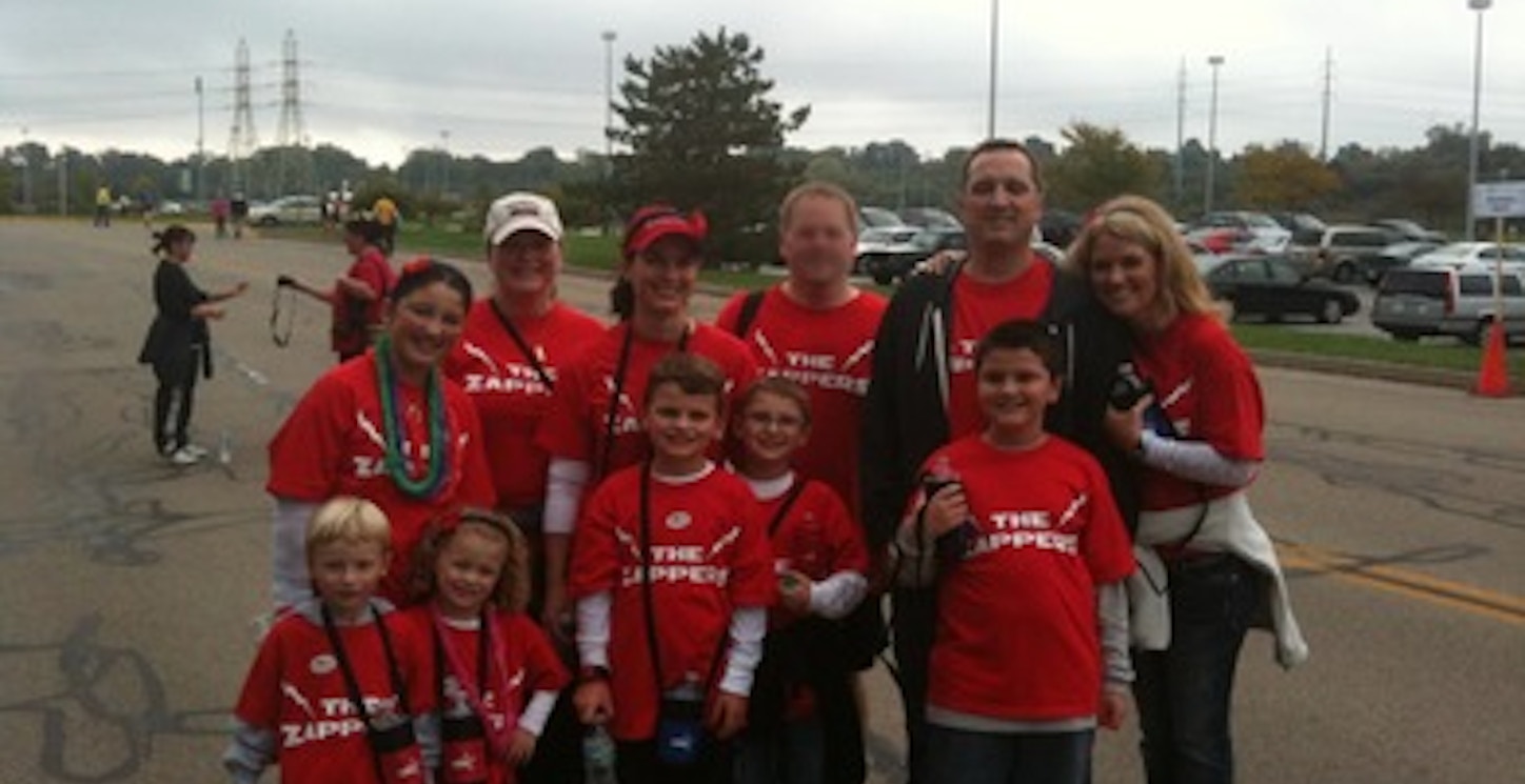 Team Tete At The  American Heart Association Heart Walk T-Shirt Photo