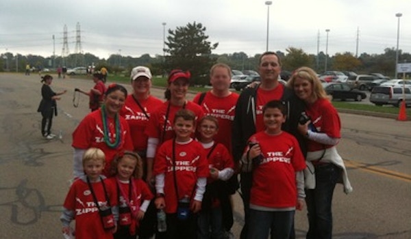 Team Tete At The  American Heart Association Heart Walk T-Shirt Photo