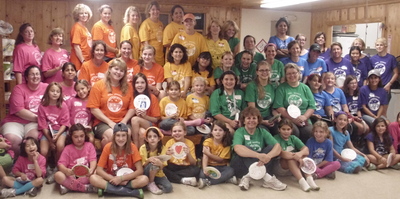 A Rainbow Of Ct Girl Scout Leaders And Daughters! T-Shirt Photo